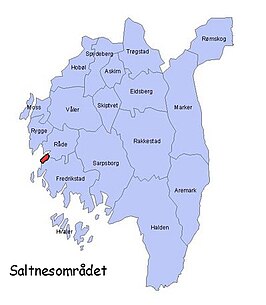 Kaart van Saltnes