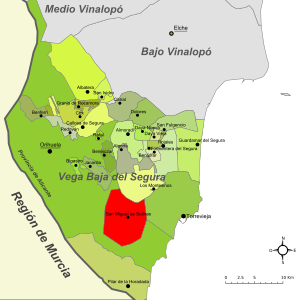 San Miguel de Salinas-Mapa de la Vega Baja del Segura.svg