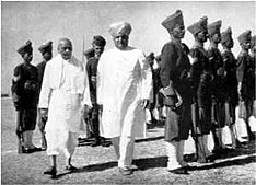The Maharaja with Sardar Patel