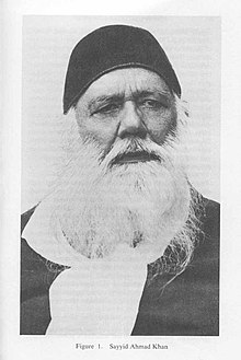 Indian educationist and philosopher Syed Ahmad Khan (1817-1898) Sayyid Ahmad Khan.jpg