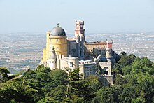 The Pena Palace in Sintra is a UNESCO World Heritage Site. Sintra Palacio da Pena (3033143822).jpg