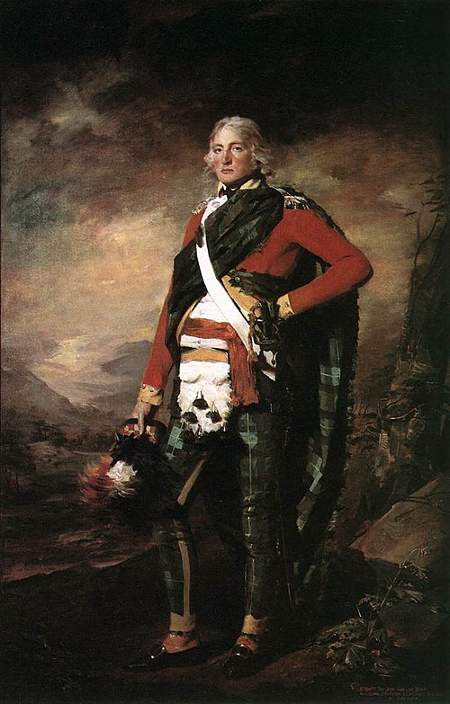 Sir John Sinclair, 1st Baronet, 1795, attired in the uniform of the Caithness Fencibles.