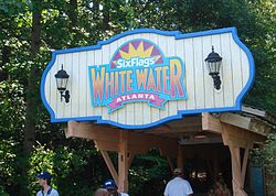 Illustrasjonsbilde av varen Six Flags White Water