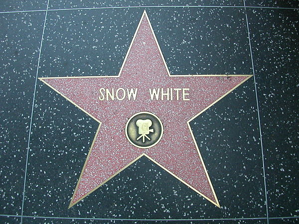 Snow White's star on Hollywood Walk of Fame