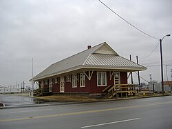 Southern Indiana Kereta Api Freighthouse 1.jpg