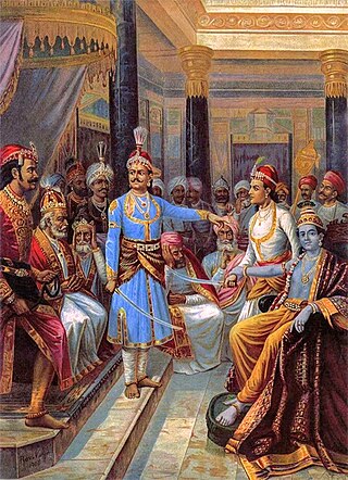 <span class="mw-page-title-main">Duryodhana</span> Eldest Kaurava in the epic Mahabharata