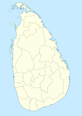 Kandy na karti Šri Lanke