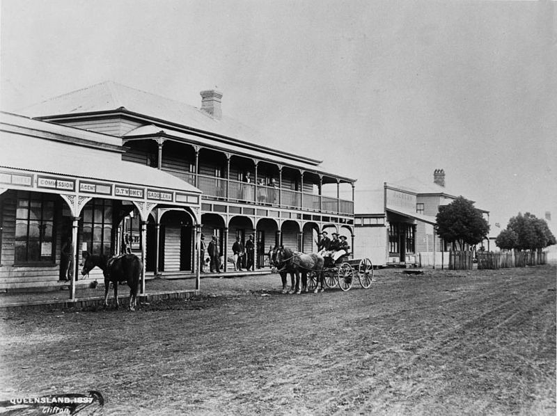 File:StateLibQld 2 110560 Clifton Arms Hotel on King Street, Clifton, 1897.jpg