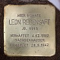 Leon Rebensaft, Friedbergstraße 26, Berlin-Charlottenburg, Deutschland