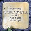 Stolperstein Grolmanstr 20 (Charl) Dorothea Schendel.jpg