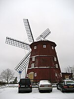 Strängnäs väderkvarn نوامبر 2010.jpg