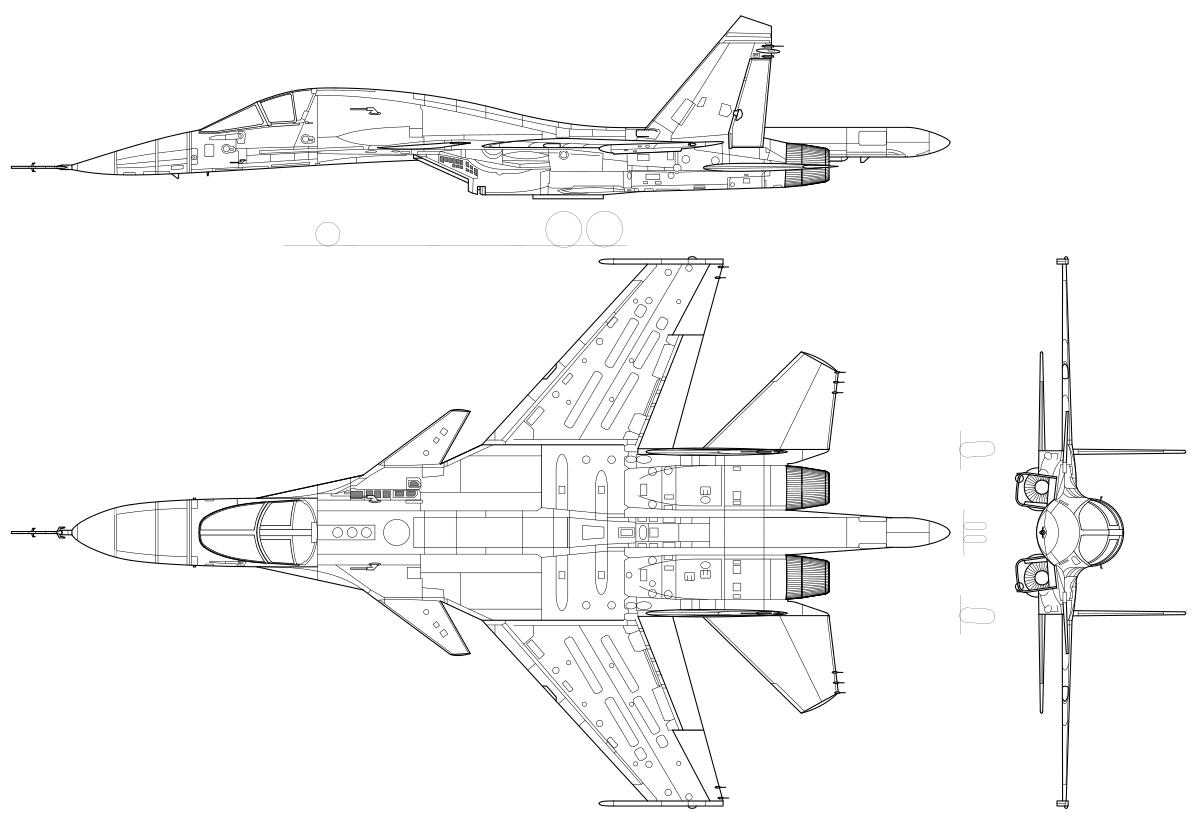 Истребитель су 35 чертеж - 98 фото