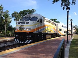 SunRail train leaving Winter Park Station.JPG