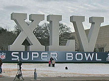 Super Bowl XLV marquee at Cowboys Stadium.jpg