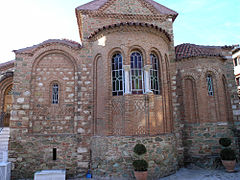 Ábside de la iglesia de Taxiarques.