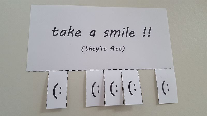 File:Take a smile - they're free.jpg