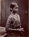 Ragazza Tamil in choli