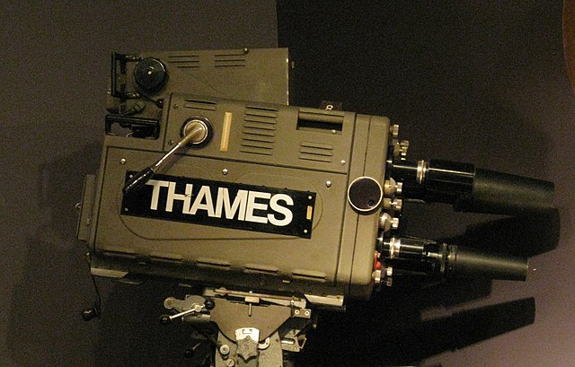 A Thames TV camera (a Marconi Mark 3) at the National Science and Media Museum, Bradford