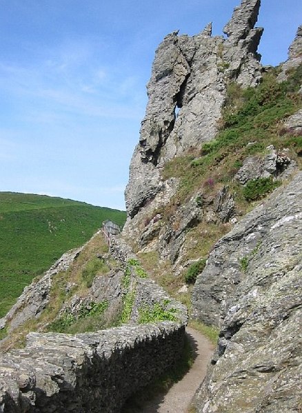 File:The Coast Path around Sharp Tor - geograph.org.uk - 31315.jpg