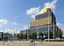 The Library of Birmingham is on Broad Street The Library of Birmingham.jpg