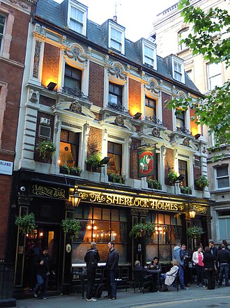 The Sherlock Holmes pub in Northumberland Street The Sherlock Holmes 2014.jpg