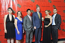 Cerissa Tanner, Benita Sills, Adam Yamaguchi, Joel Hyatt, van Zeller, and Darren Foster at the 69th Annual Peabody Awards for The OxyContin Express The crew of The OxyContin Express at the 69th Annual Peabody Awards.jpg