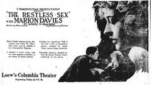 The Restless Sex Ad featuring Erté as costume designer.