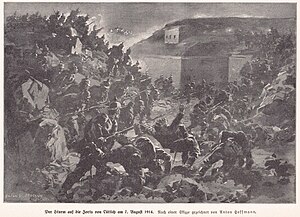The storming of a fort at Liège, 7. August 1914.jpg