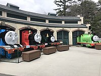 The Tidmouth Sheds attraction at Thomas Land.
