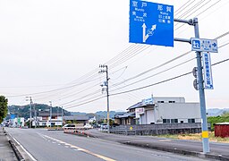 桑野バイパス北端 桑野町