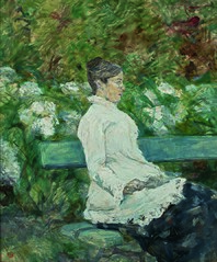 Madame la Comtesse Adèle de Toulouse-Lautrec au Jardin de Malromé