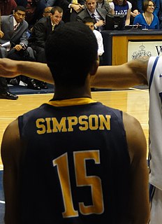 Trevis Simpson American basketball player