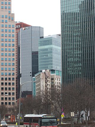 <span class="mw-page-title-main">Two PNC Plaza</span> High-rise office building located in the Golden Triangle of Pittsburgh, Pennsylvania