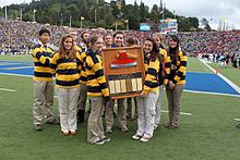 The University of California Rally Committee in possession of the Stanford Axe UCRC Axe.jpg