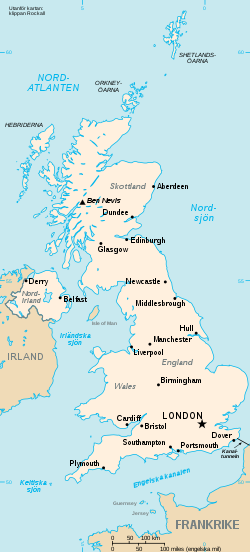 karta över england Storbritanniens Geografi Wikipedia karta över england