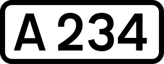 <span class="mw-page-title-main">A234 road</span> Road in England