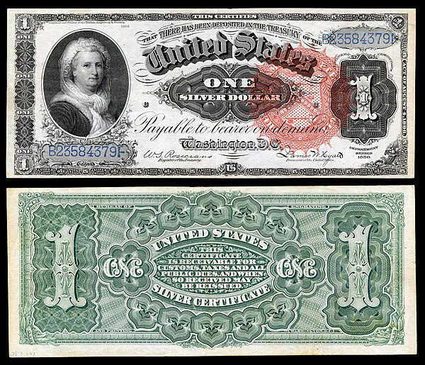 Image: US $1 SC 1886 Fr 217