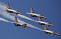 Thunderbirds over the new United States Air Force Memorial in Arlington, VA.