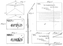 Patent drawing of Americus Callahan's windowed envelope USPatent701839-CallahanAmericus-WindowedEnvelope.gif