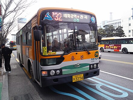 Local bus in Ulsan