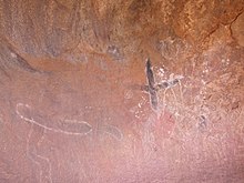 Petroglyphs on Uluru