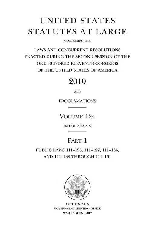 File:United States Statutes at Large Volume 124.djvu - Wikipedia