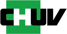 Universitätsspital Lozanne CHUV logo.svg