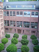 Main building courtyard