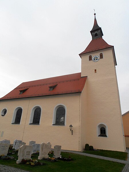 File:Untermässing - Talstraße 15 Katholische Pfarrkirche St. Leodegar 1.JPG