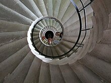 The helical ramp, seen from below Urbino, rampa elicoidale.jpg