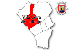 Localização no município de Vila Nova de Paiva