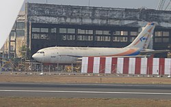 El Airbus A310-304 (VT-EQT) del Aryan Cargo Express