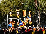V Catalana, branca de la Diagonal.