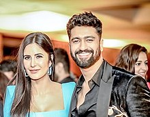 Kaushal with his wife Katrina Kaif in 2022